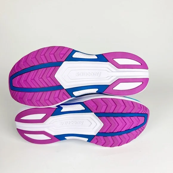 New SAUCONY Axon Running Shoe Blaze/Royal S10657-30 Women’s Size 11 Blue - Picture 14 of 15